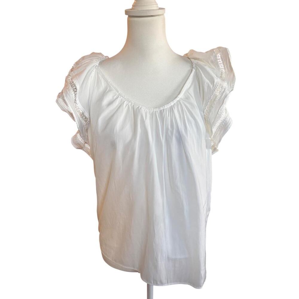 Philosophy Republic Clothing White Fairycore Cottagecore Romantic Crochet Lace S